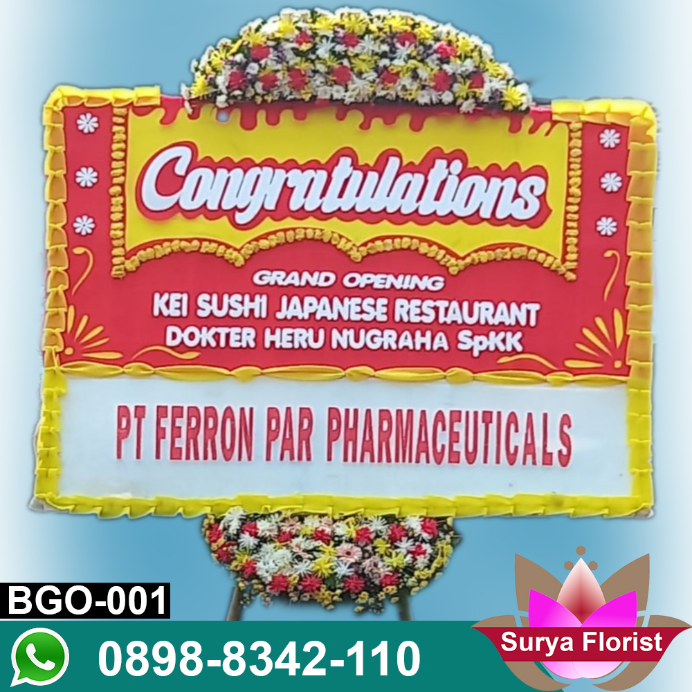 Bunga Papan Ucapan Selamat & Sukses